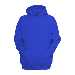 Blue Cotton Hoodie